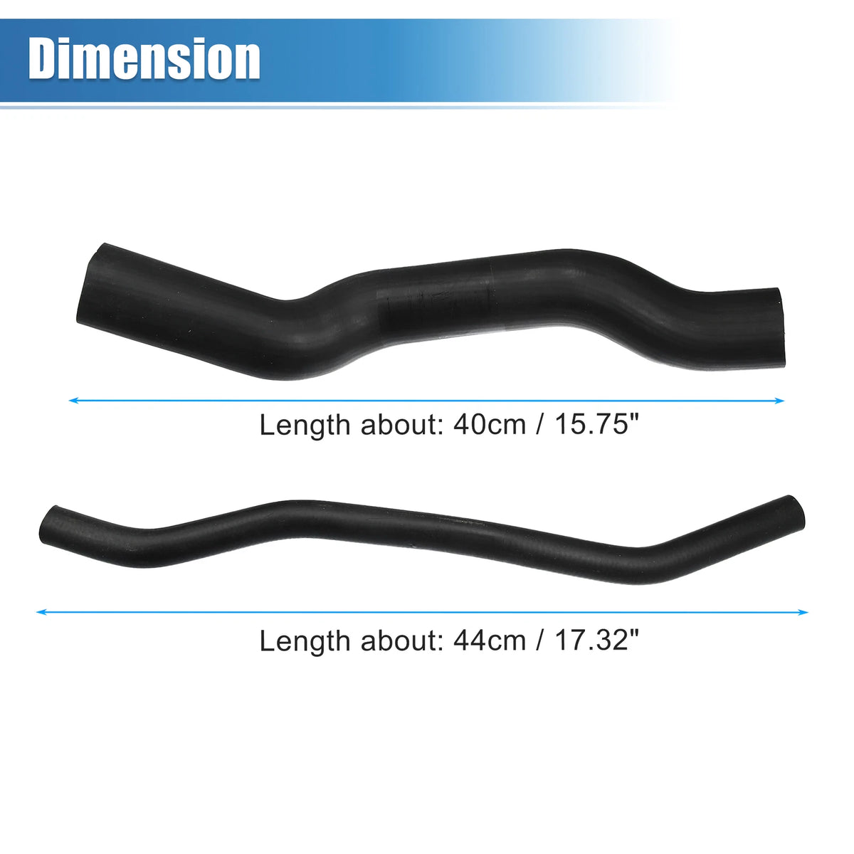 Fuel Fill & Vent Hose Kit for Jeep Cherokee XJ (1984-1996) Rubber Black