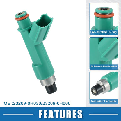 4 Pcs Fuel Injector for Toyota Camry 2.4L (2004–2009)