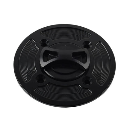 Black Fuel Gas Tank Cap Cover for APRILIA RSV1000 (2004-2008) Tuono V4R (2011-2017) RSV4 R
