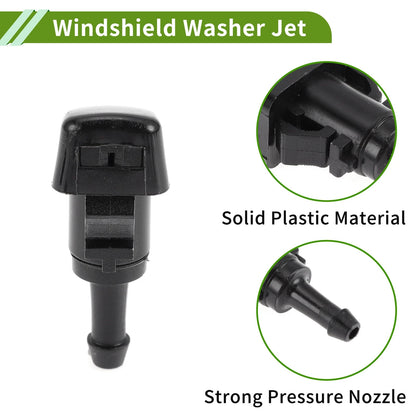 Windshield Washer Nozzle with Hose Connector for GMC 1 Set