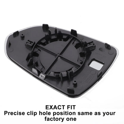 Right Side White Mirror Glass for Hyundai Accent (2018-2020)