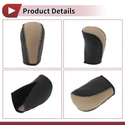 Car Gear Shift Knob Cover for Subaru Forester (2006-2012) Black Beige