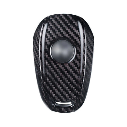 Carbon Fiber Key Shell Cover for Alfa Romeo Giulia Stelvio (2017-2023)