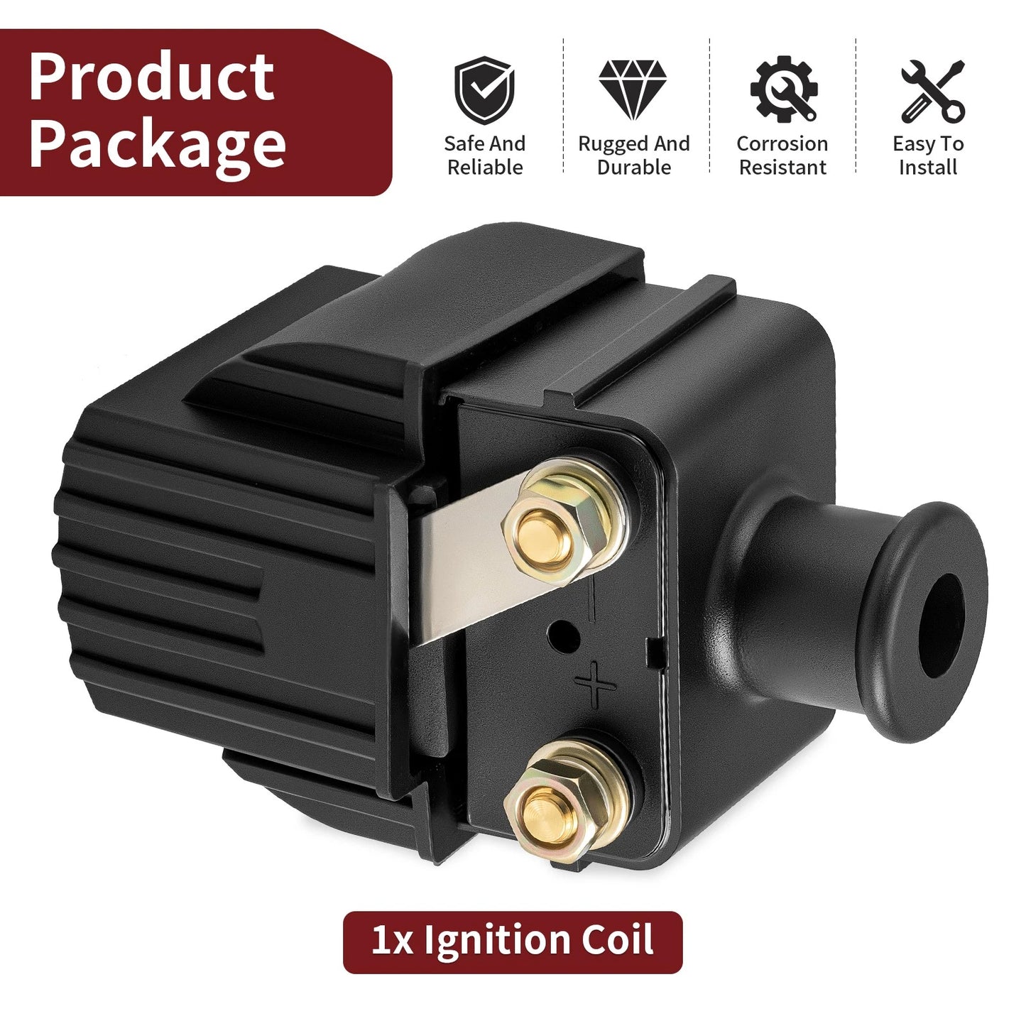 Ignition Coil for Mercury Mariner 25HP Outboard Boat