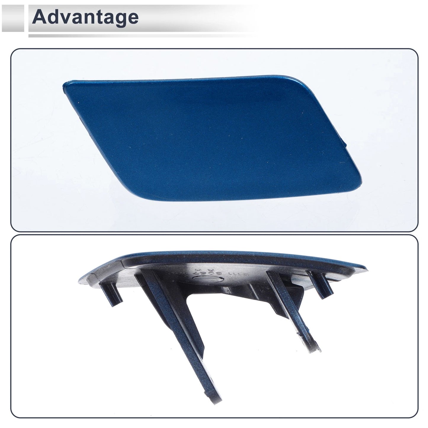 Bumper Headlight Washer Nozzle Cover Cap for BMW 335i GT (2012-2015)