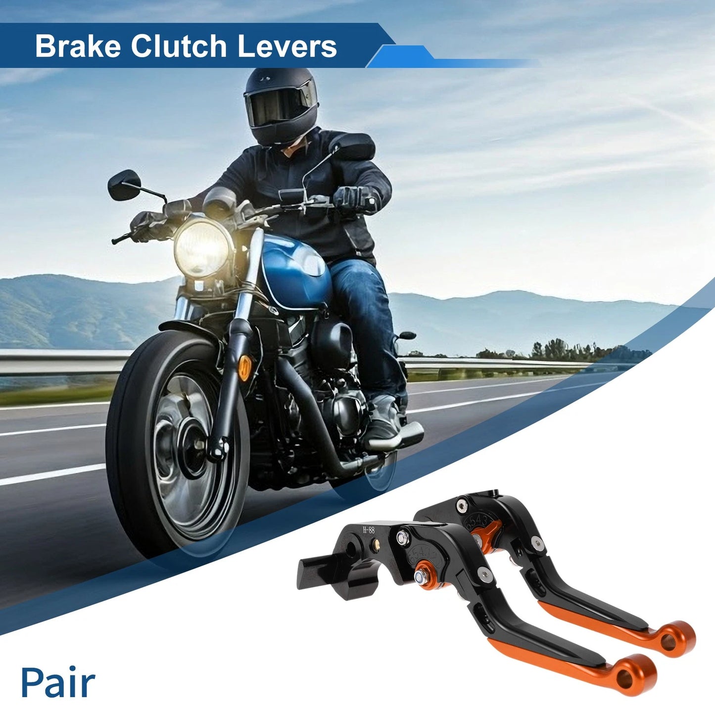 Adjustable Brake Clutch Lever for Kawasaki ZX14R (2006–2017)