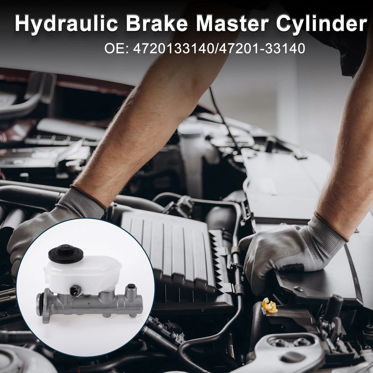 Brake Master Cylinder with Reservoir for Toyota Camry