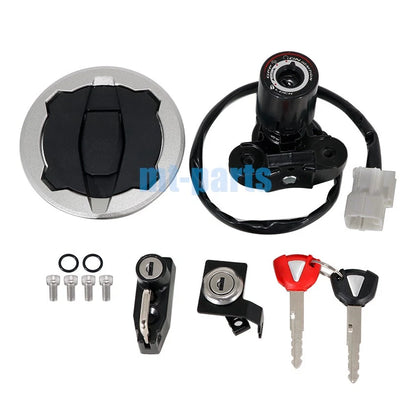 Ignition Switch Key Gas Cap Lock Set for Kawasaki Ninja EX500 (2024-2025)