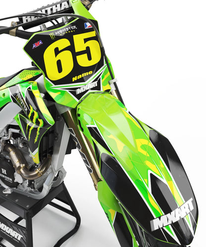 Kawasaki KXF 450 Custom Decal Kit WARRIOR STYLE (2019-2020)