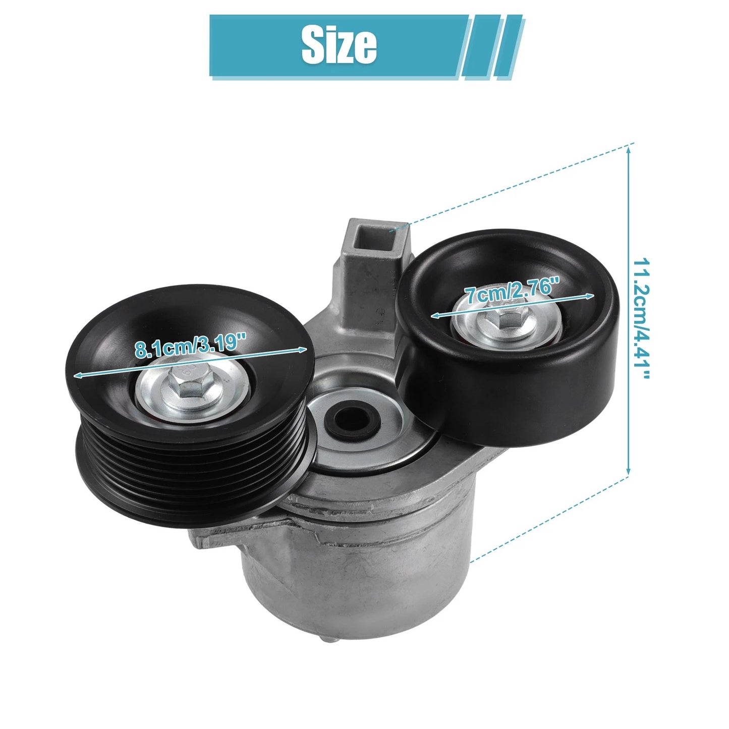 Belt Tensioner Pulley Assembly for Ford F-250 Super Duty (1999-2003)