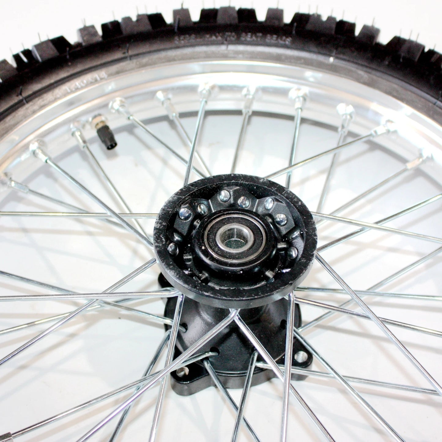 15mm Silver Axle Front Wheel Rim Tire for PIT PRO Dirt Bike