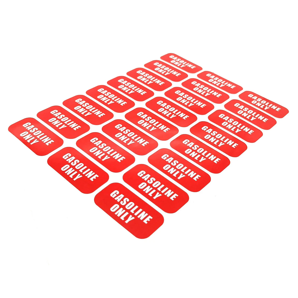 Gasoline Only Fuel Caution Warning Decal for All Boats & PWC 1"x2"