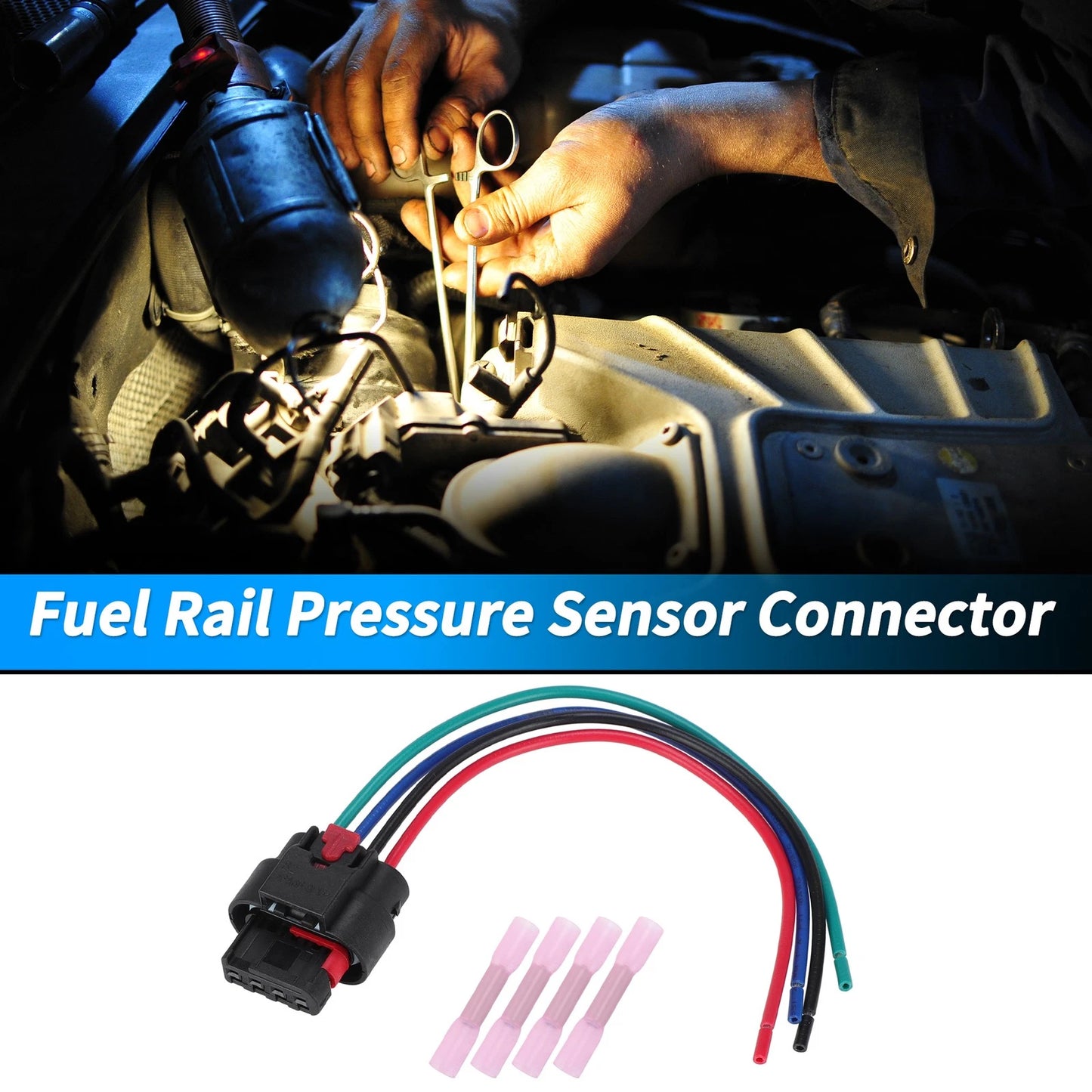 Fuel Rail Pressure Sensor Connector Pigtail for GMC with L5P Duramax 6.6L