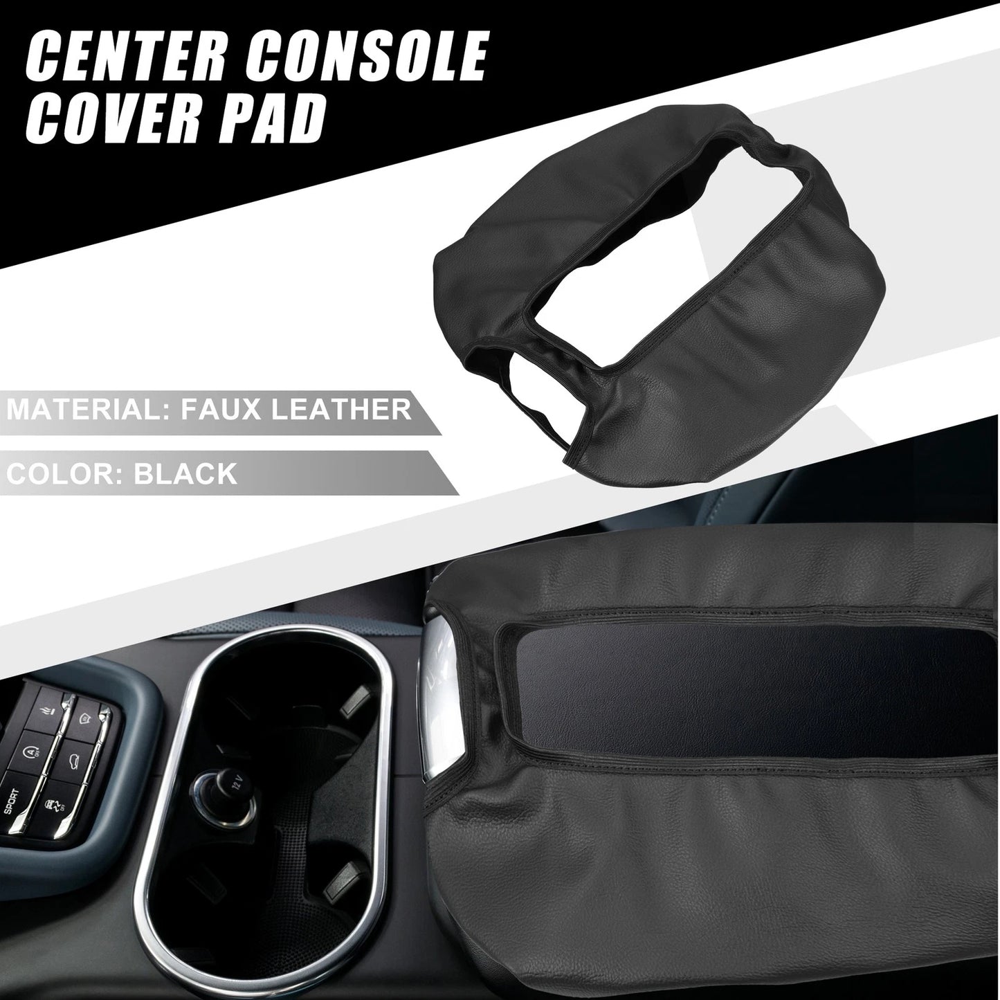 Center Console Cover Pad for Chevy Silverado 1500 1500HD (2007-2014)