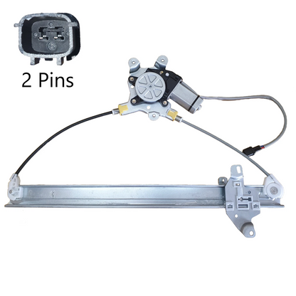 Rear Left Window Regulator With Motor 2 Pins for Nissan Navara D40 (2005–2015)