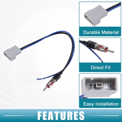 Stereo CD Player Radio Wiring Harness & Antenna Adapter for Nissan (2007-2020)