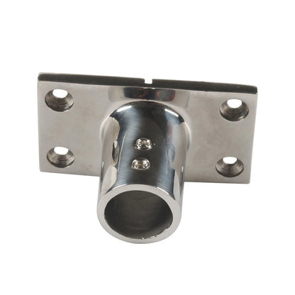 Boat Yachts Hand Rail Fitting 7/8" 90 Degree Rectangular Base