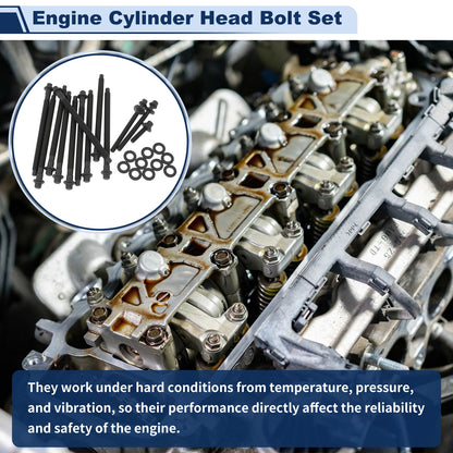 Engine Cylinder Head Bolt Set for Mini Cooper Paceman 1.6L (2007-2016)