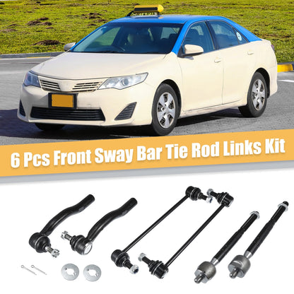 6 Pcs Tie Rod Sway Bars for Toyota Camry (2007-2011)