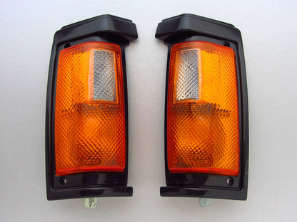 Black Corner Light Signal Indicator for Nissan Navara D21 Pickup Ute (1986-1989)