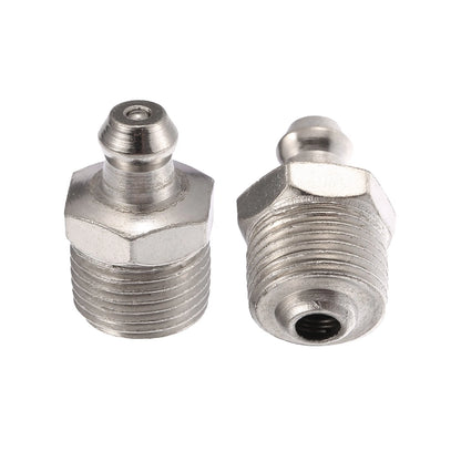 45pcs M12 x 1 Nickel Plated Grease Nipple Fitting for Motorcycle Car