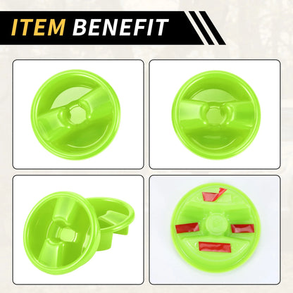 Roof Top Mounting Knob Screw Cover for Jeep Wrangler JK (2007-2017) Light Green