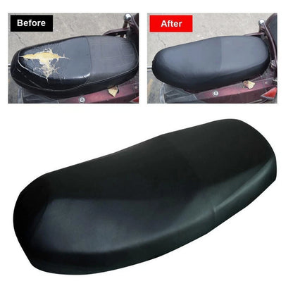 Scooter Cushion Seat Cover Waterproof Black Leather for Scooter