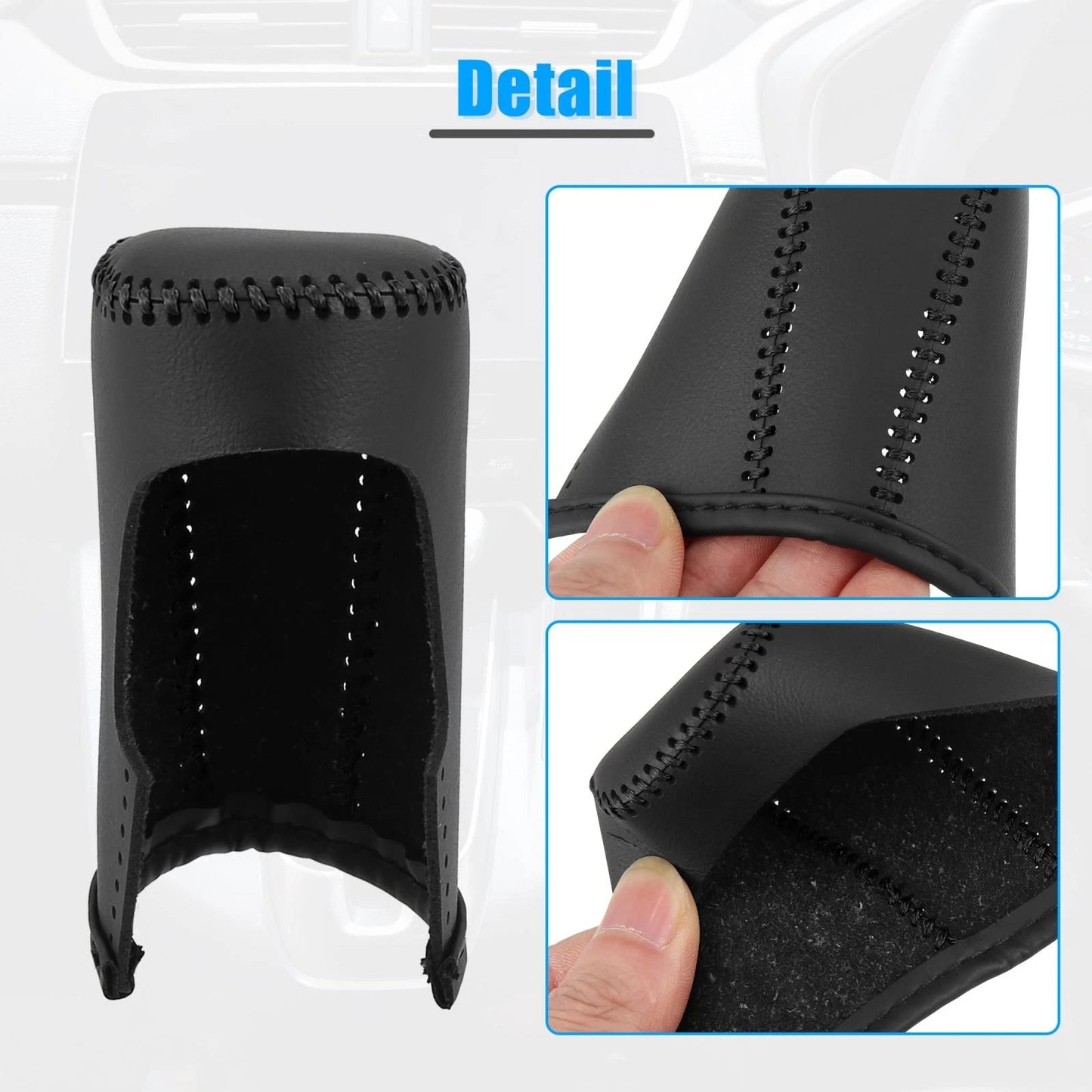 Black Gear Shifter Shift Knob Cover for Honda Accord (2018-2022)