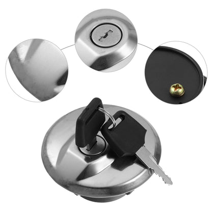 Motorcycle Gas Tank Cover Locking Fuel Cap w/ Keys for Suzuki GZ250 (2002-2008)