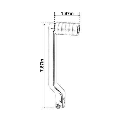 Black Heel Toe Shift Lever Pegs for Harley Street Glide (1988-2024)