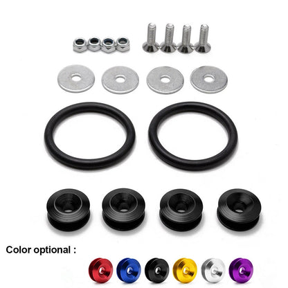 Aluminum Quick Release Fasteners for Bumper Trunk Fender Hatch Lids (All)