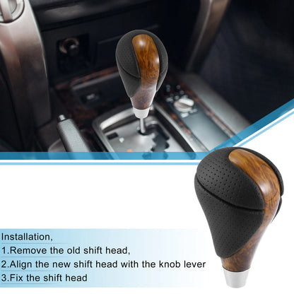 Black Yellow Gear Shift Knob for Lexus ES300h ES350 GS300 GS350