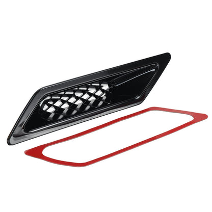 Front Air Vent Intake Duct Cover Trim Gloss Black for Honda Civic (2016–2021)