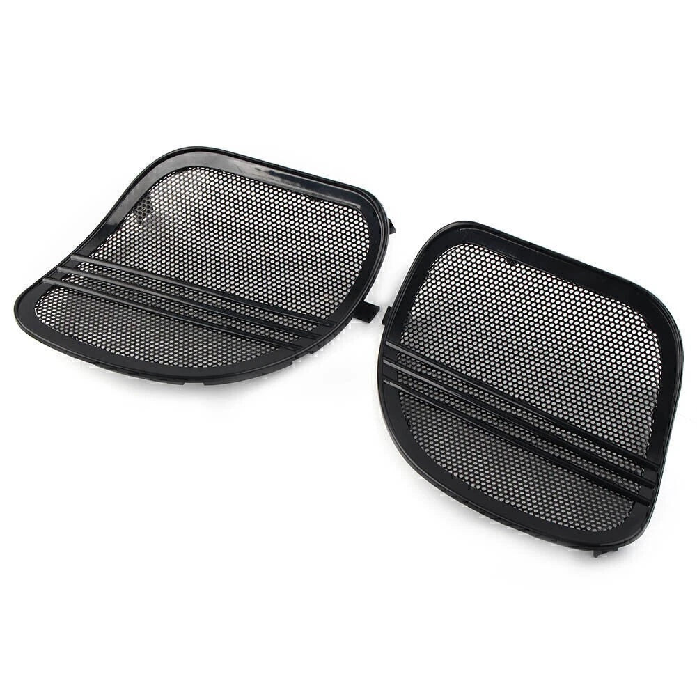 Tri-Line Speaker Grills Covers for Harley Road Glide (2015-2022) Black