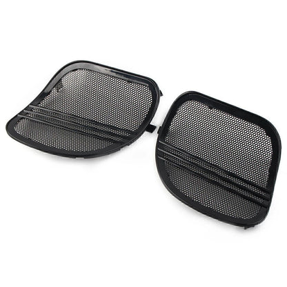 Tri-Line Speaker Grills Covers for Harley Road Glide (2015-2022) Black