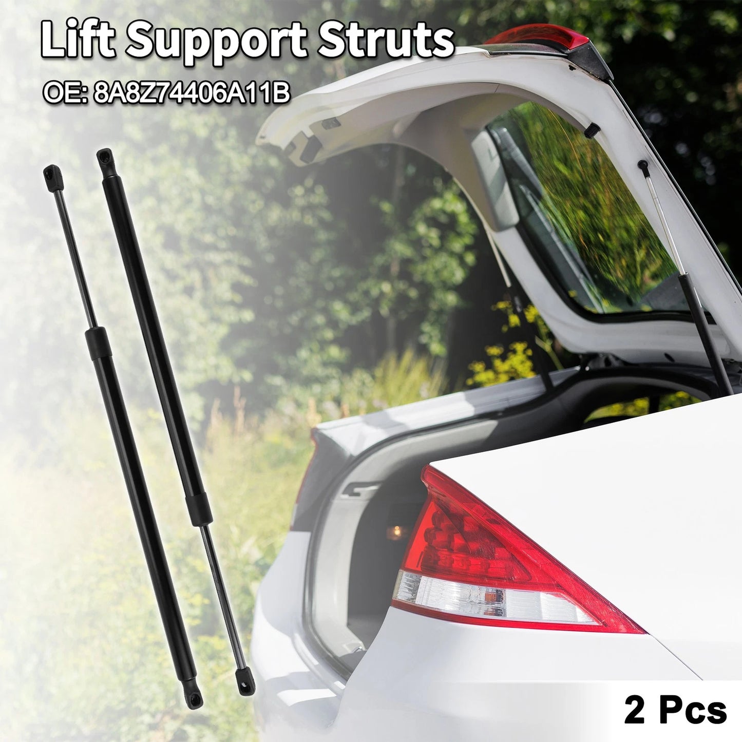 Rear Hatch Lift Supports Struts Gas Springs for Ford Flex (2009-2019)
