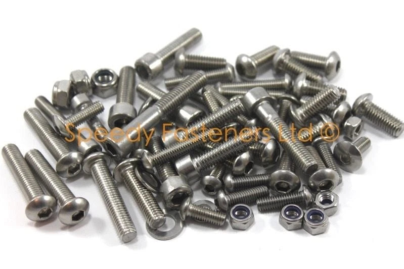 Stainless Frame Bolts for Yamaha R1 (1998–2002)
