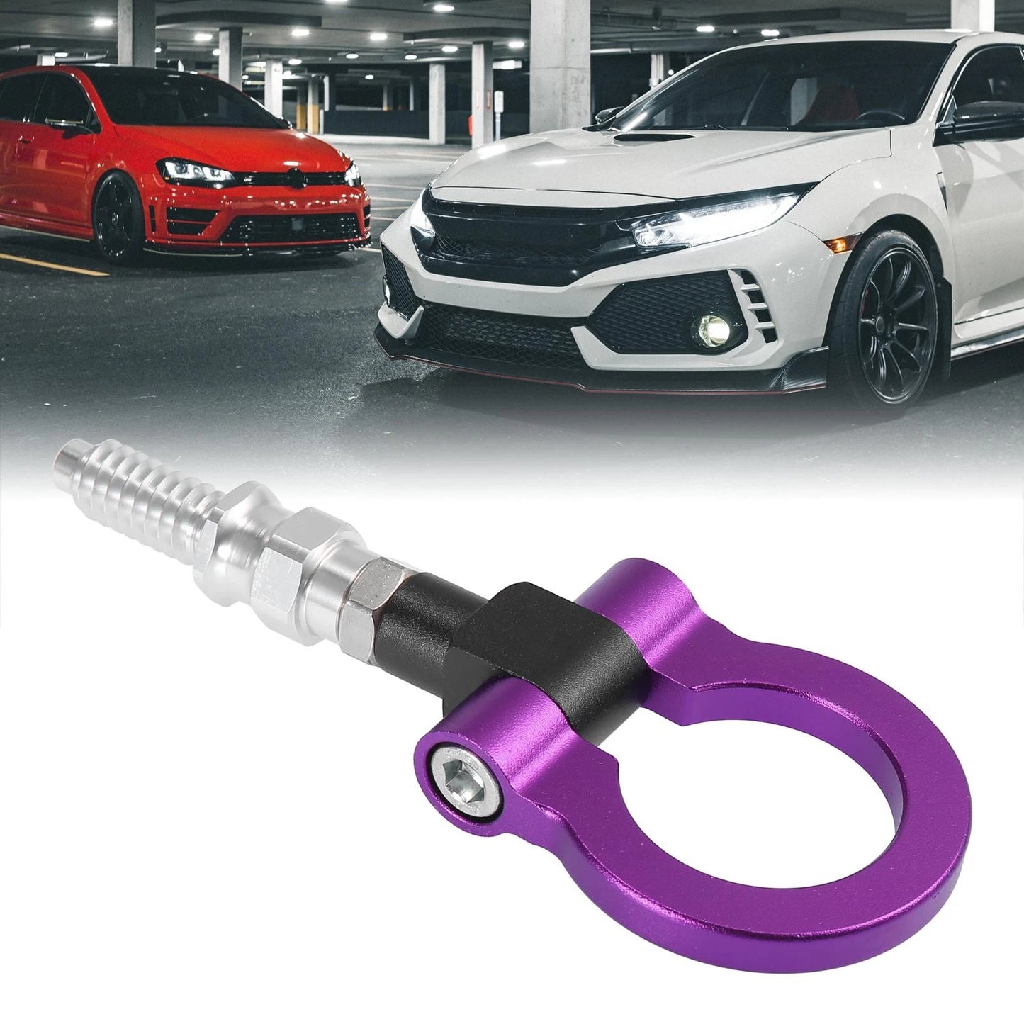 Purple Aluminum Alloy Tow Hook for BMW 325i 335i (2006-2013)