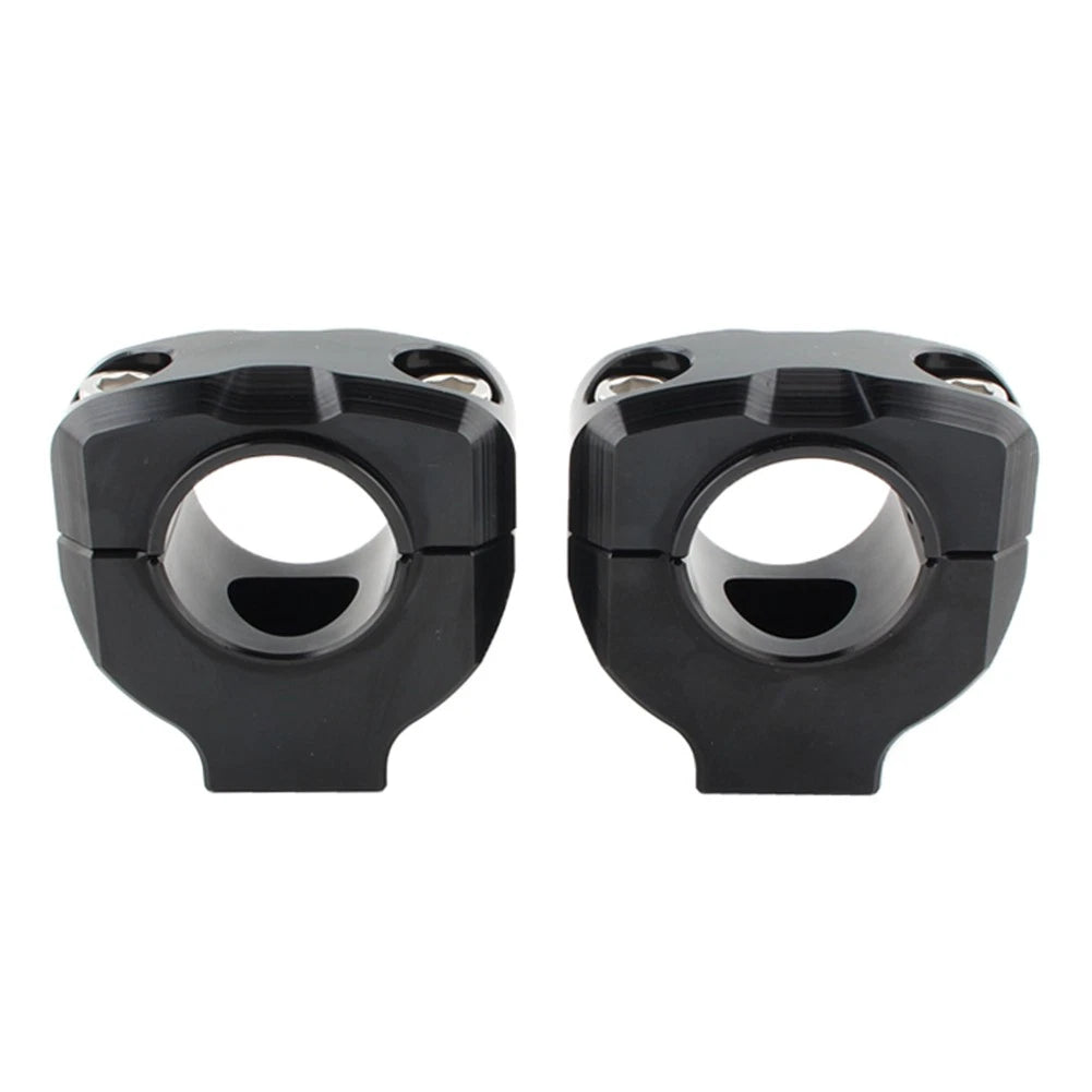 CNC 1-1/8" 28mm Motorcycle Universal Handlebar Fat Bar Riser Mount Clamp