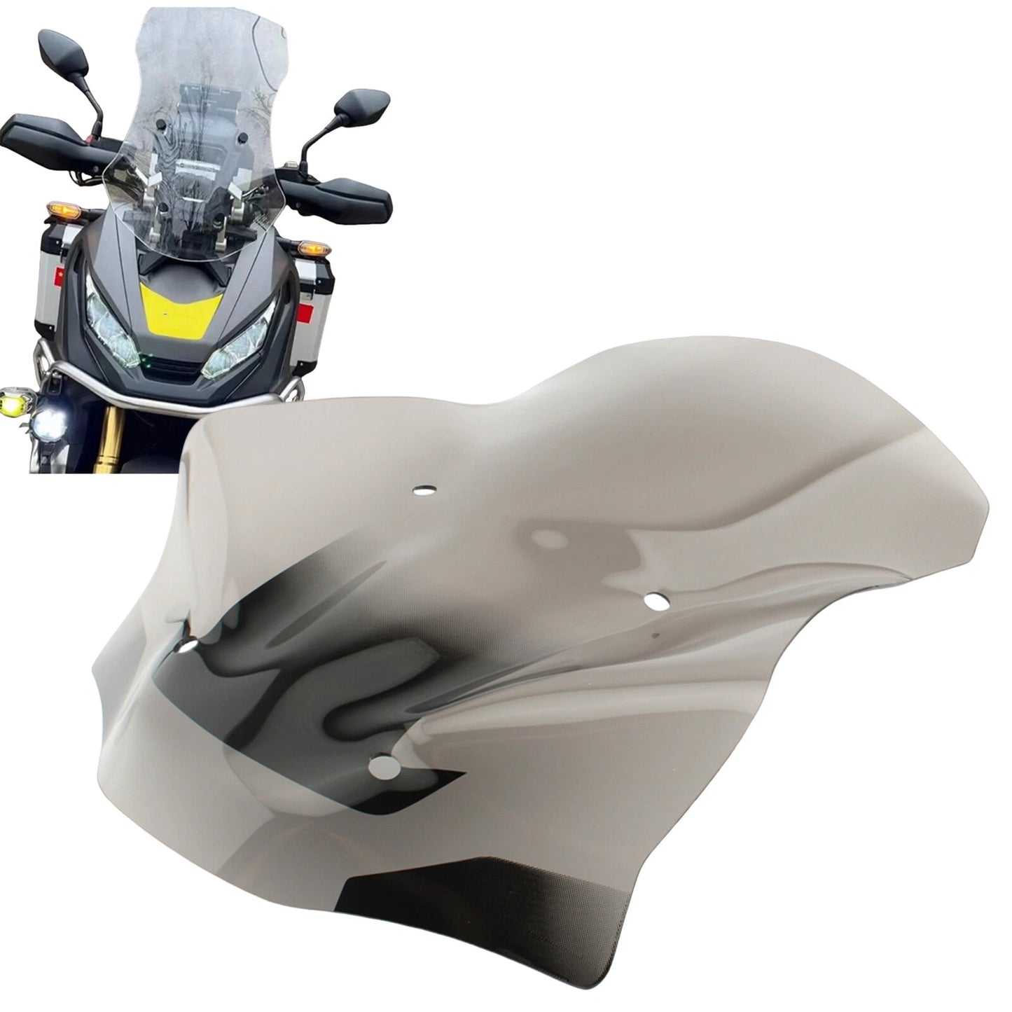 Black Front Windshield Cover for Honda X-ADV750 (2021-2023)