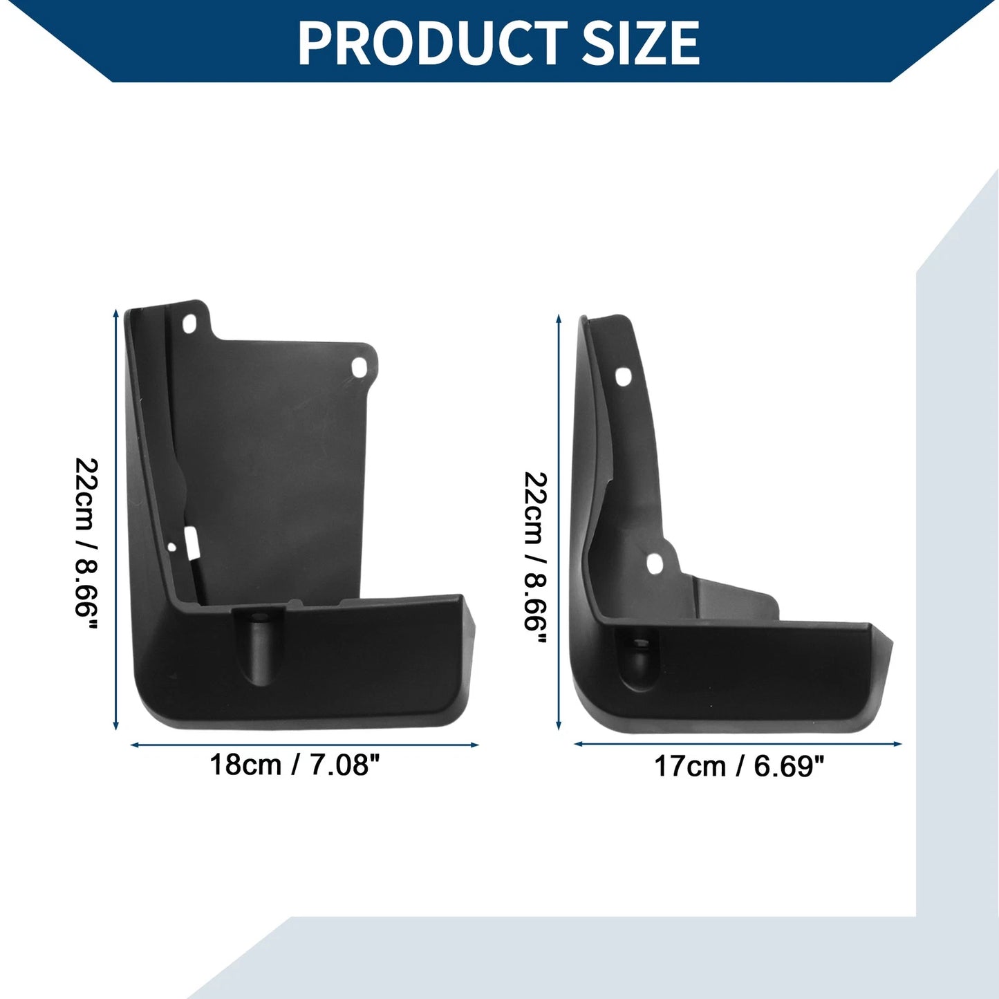 Mud Flaps Splash Guards / 1 Set / Mud Guards for Toyota Camry (2024–2024)