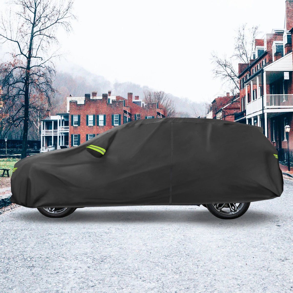 Waterproof Car Cover with Zipper for BMW X1 (2009-2023) Black