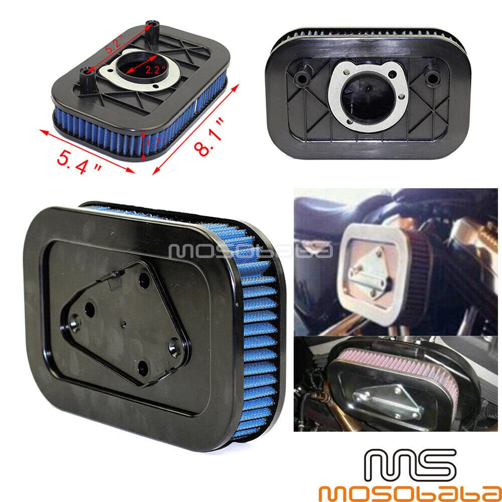Reusable Air Filter for Harley Sportster 1200 883 Iron XL883N XL1200N (2004-2023)