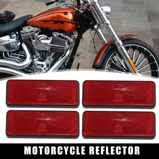 4pcs 87.5mm Reflective Warning Reflector for Motorcycle