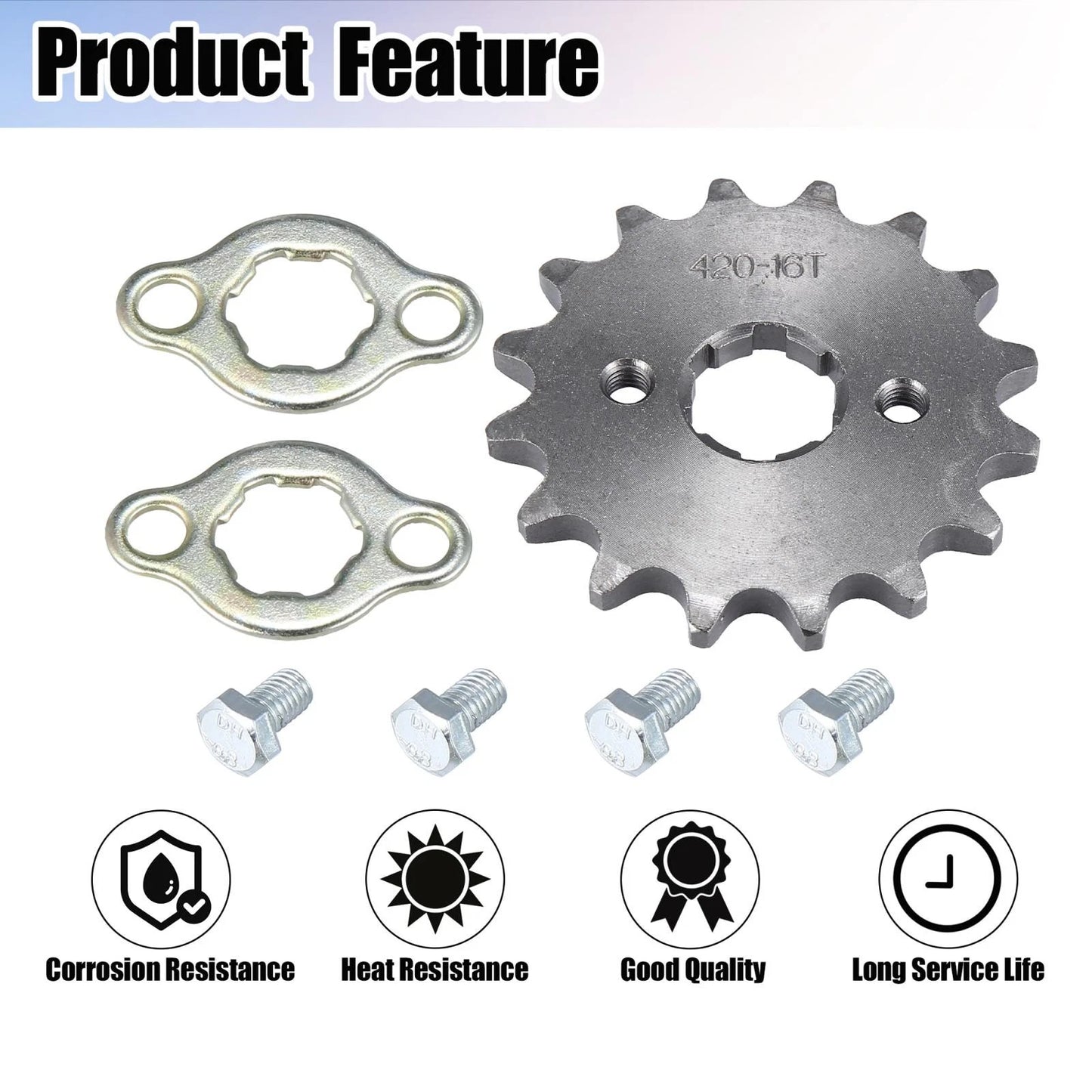 16T 20mm Front Sprocket for Honda 50cc 70cc 90cc 110cc 125cc