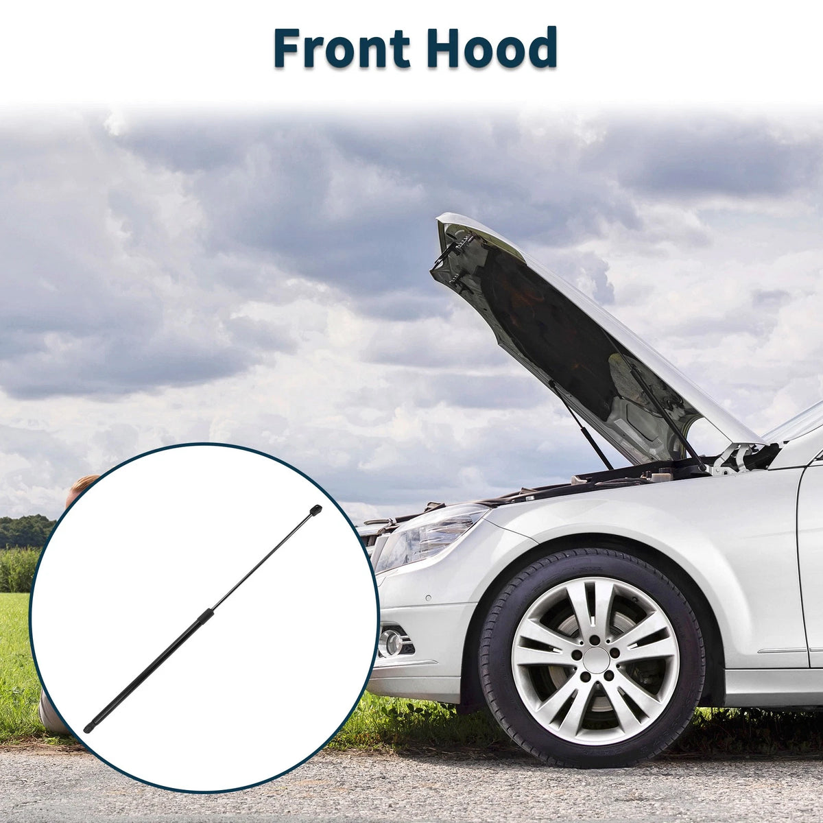 Hood Lift Supports Struts  for Volvo S40/V50 (2005-2011)