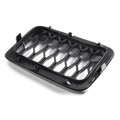 7X Gloss Black Front Grille Honeycomb for Jeep Grand Cherokee (2017-2022)