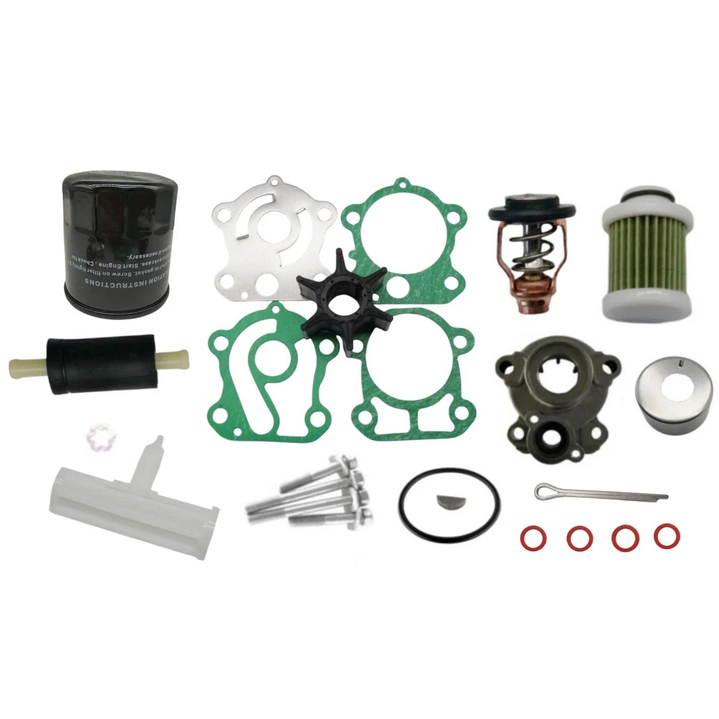 Maintenance Kit for Yamaha 4-Stroke 100HP F100D Outboard with Oil Filter