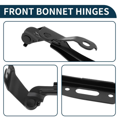 Hood Hinges for Honda Accord 2013-2017 Front Bonnet Bracket 2 x Covers