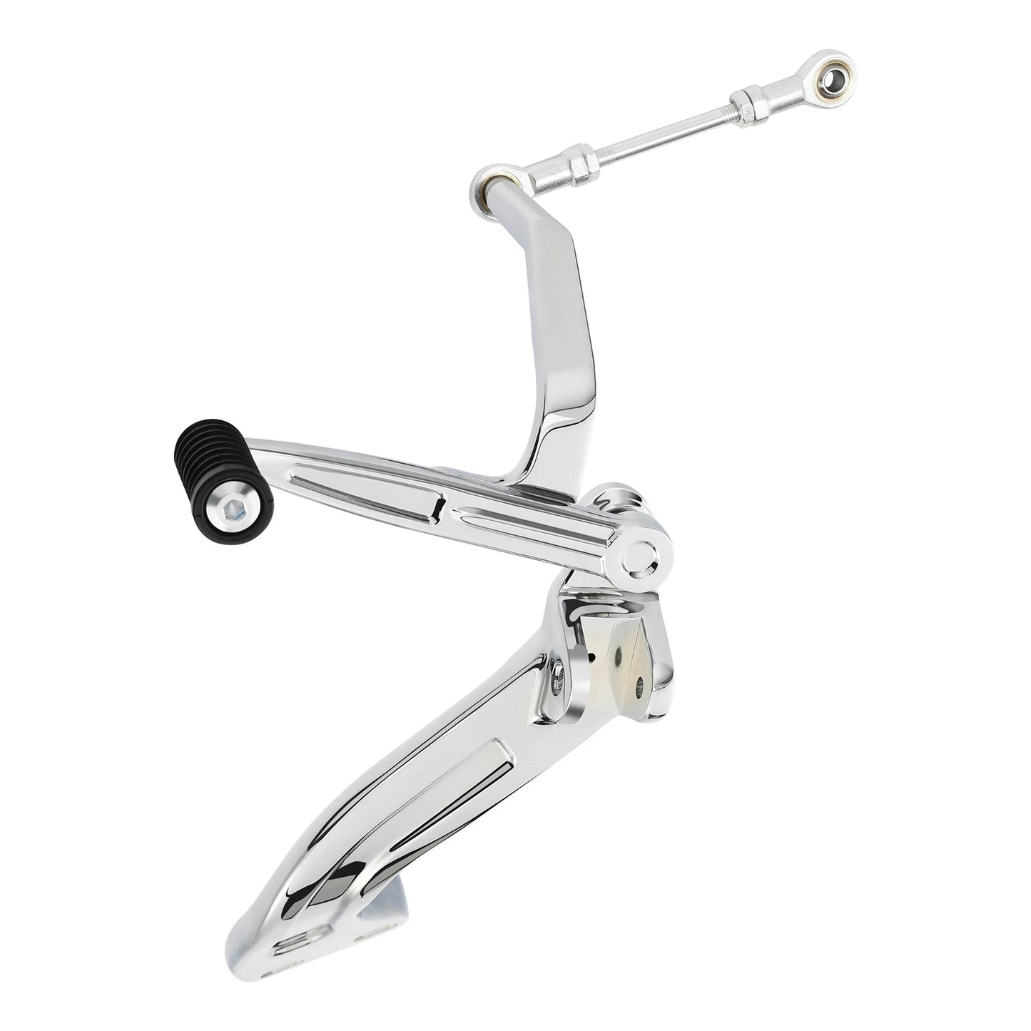 Chrome Mid Control Shift Side Set for Harley Sport Glide, Fat Bob, FXDR (18-25)